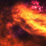 Fiery nebula
