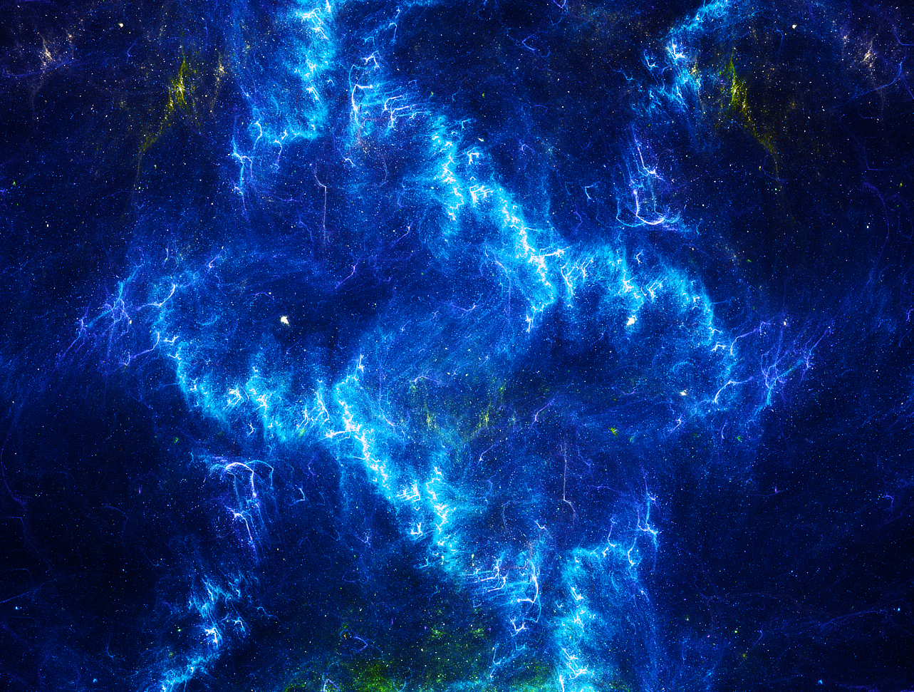 Blue nebula