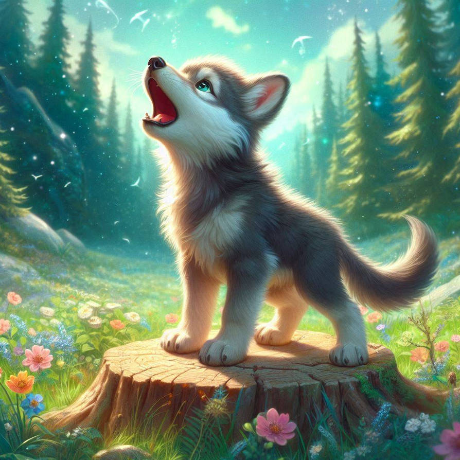 My 1st Howl by Smores1926 on DeviantArt