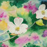 Dogwood Blossom Painting