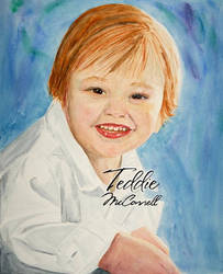 Young Boy in Watercolor