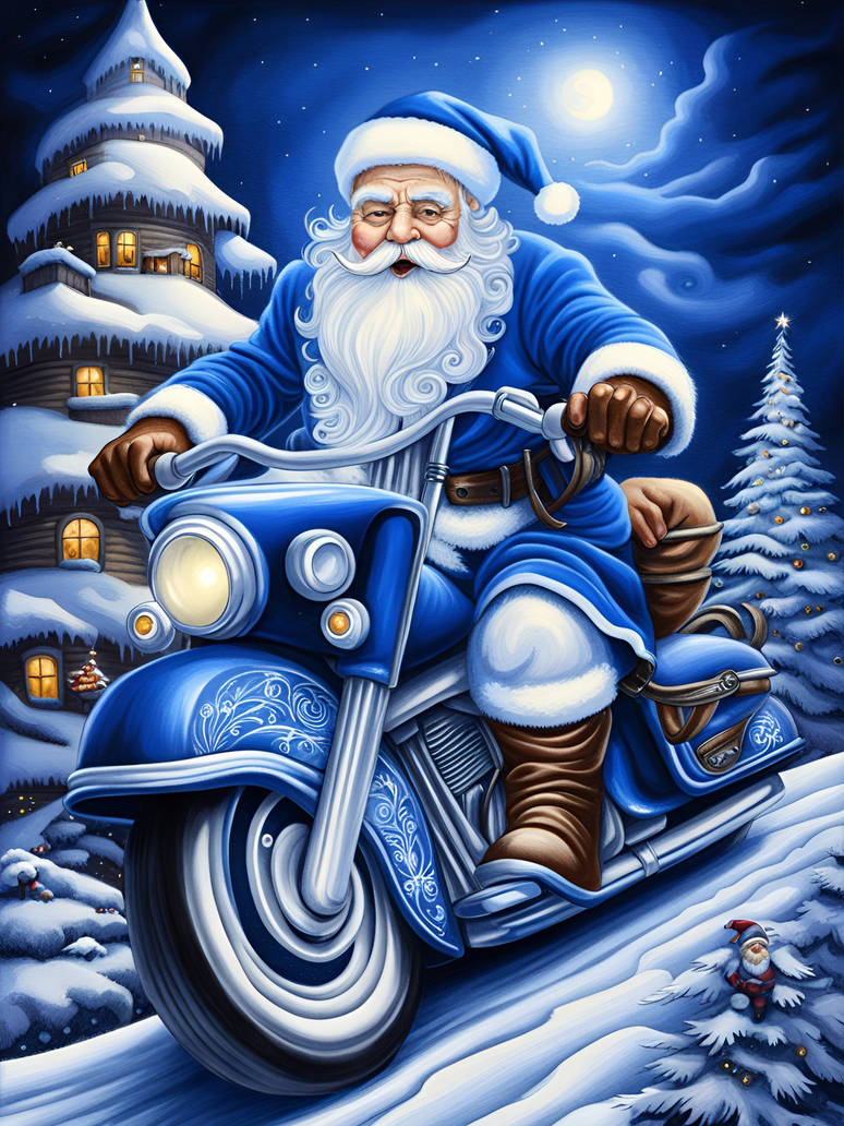 Christmas Rider Blue Christmas Rider by Majorcreator22 on DeviantArt