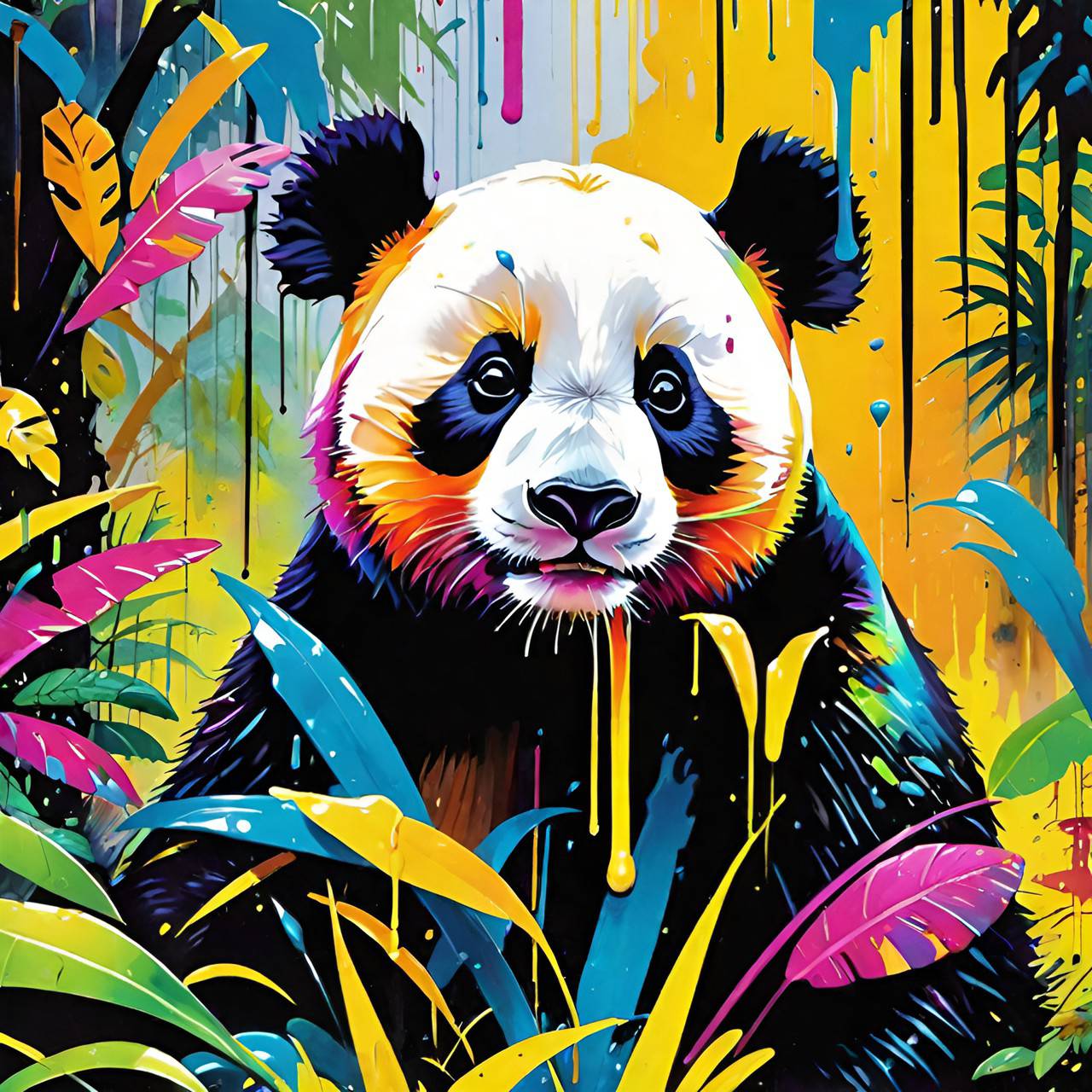 Panda Computer Paint Vivid Paint Panda by Majorcreator22 on DeviantArt
