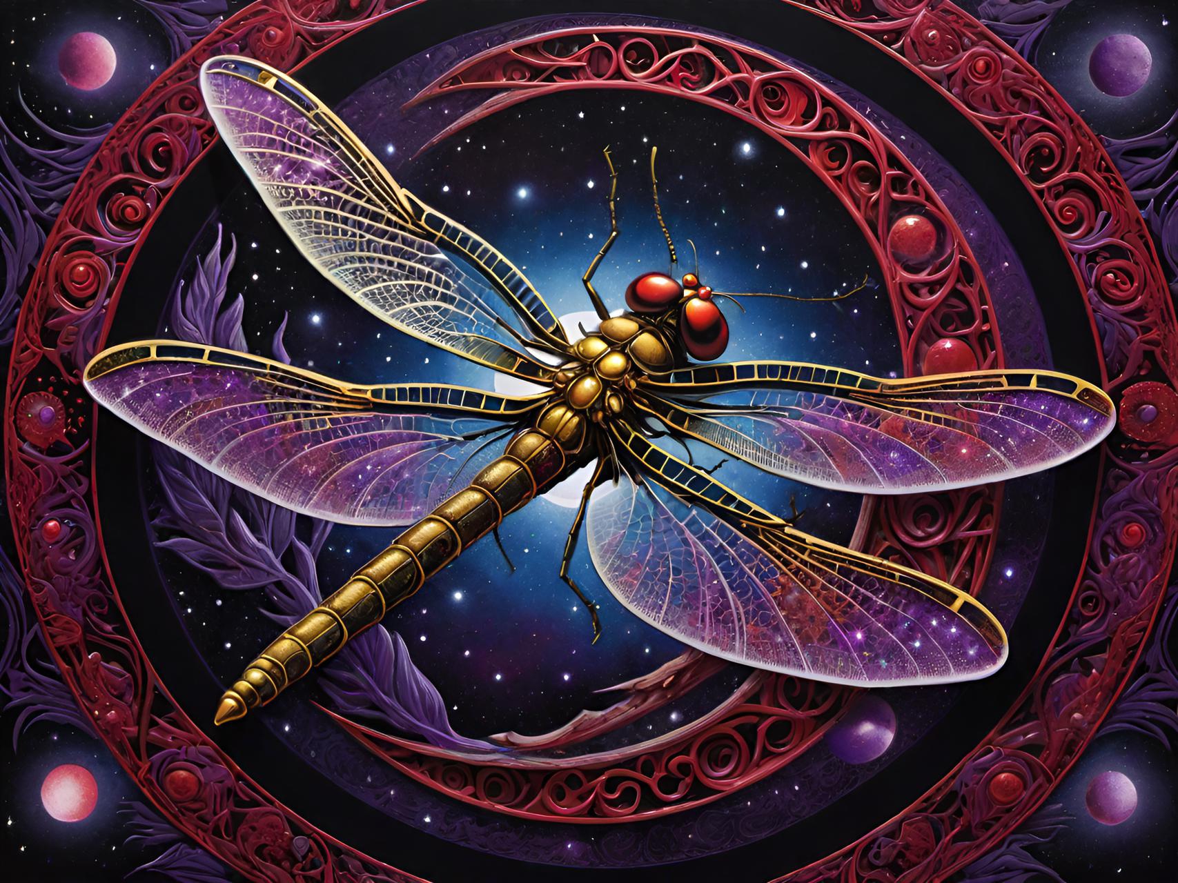 Dragonfly Deviantart Dragonfly moon by Majorcreator22 on DeviantArt