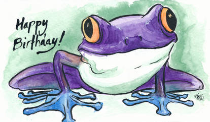 Birthday Frog