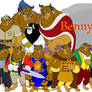 Benny the Beast Collage