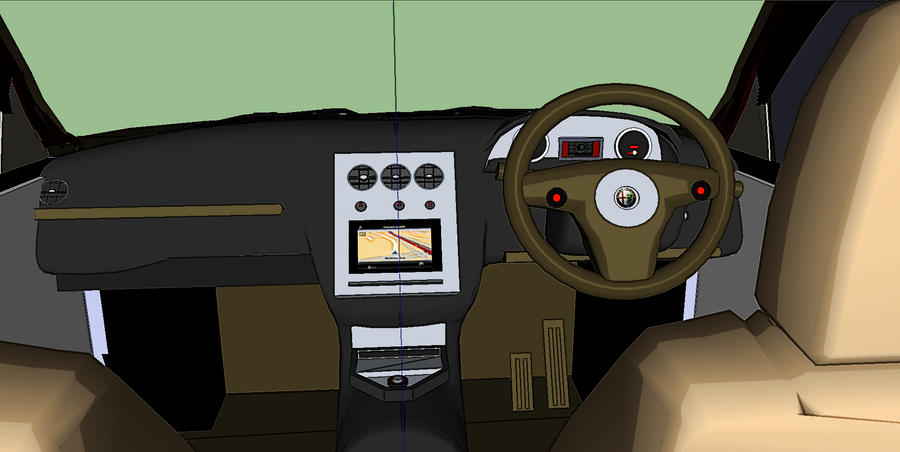 3D Alfa Romeo Interior by michaelward94 on DeviantArt