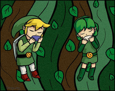 Link and Saria, Wind Waker