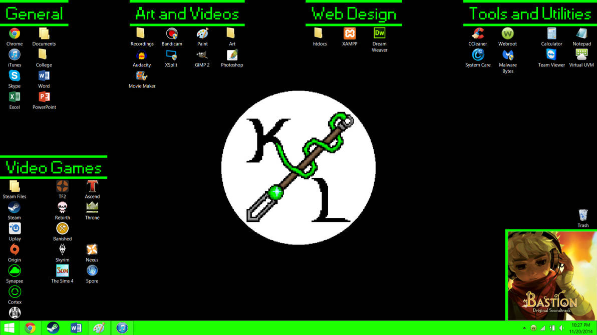 Desktop Screenshot - Taskbar Shown by TheKillerLance on DeviantArt