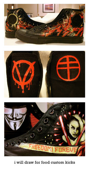 V for Vendetta Shoes