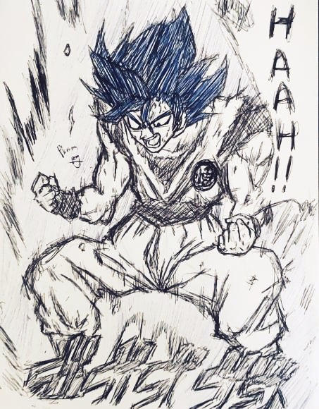 Goku Super Saiyan Blue Kaioken x20 by Daisuke-Dragneel on DeviantArt