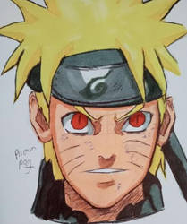 Naruto Redraw ( Manga + Coloured )