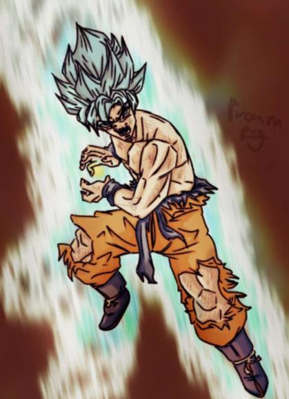 Goku NEW FORM Kamehameha! Speed Draw, goku ultra HD wallpaper