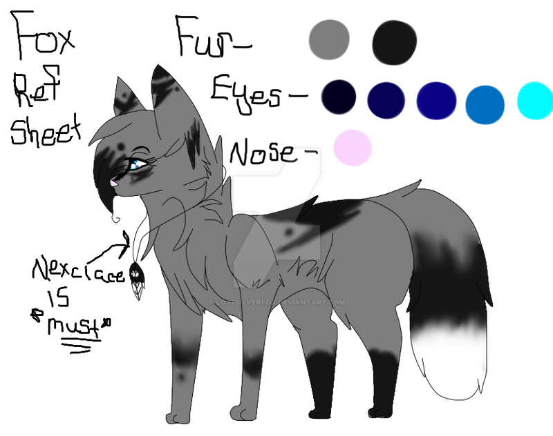 Fox Ref Sheet by LostSilverFox on DeviantArt