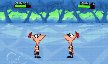 Phineas Flynn Fights Phineas Flynn (animated) by jaycasey on DeviantArt