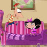 Phineas, Isabella, And The Sofa of Love (animated)