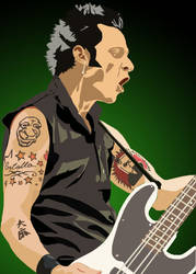 Mike Dirnt Vectorized