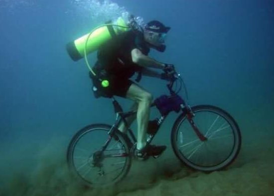 Bicycle Ride Sinking Adventure What..is that someone riding a bicycle underwater by oofoofdraw2 on ...