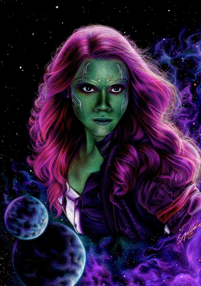 Gamora (Inverted) by StarKite1