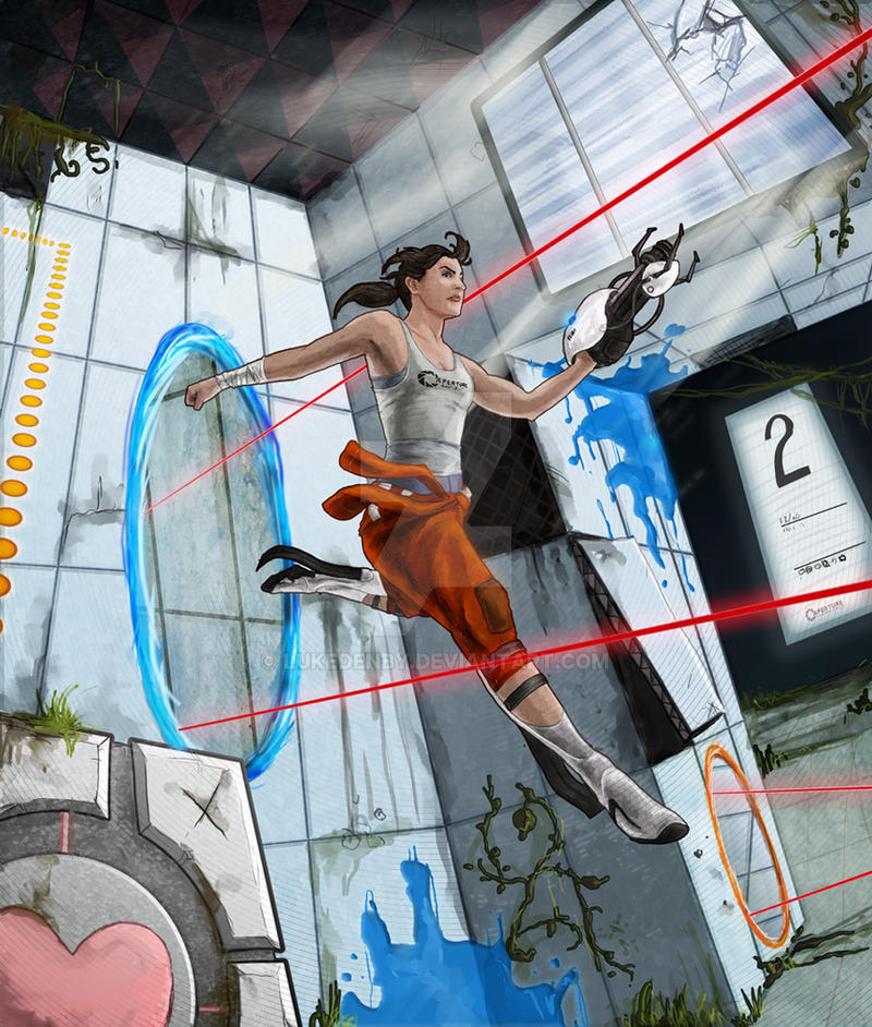 Chell by LukeDenby on DeviantArt