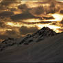 Sunset on Alps