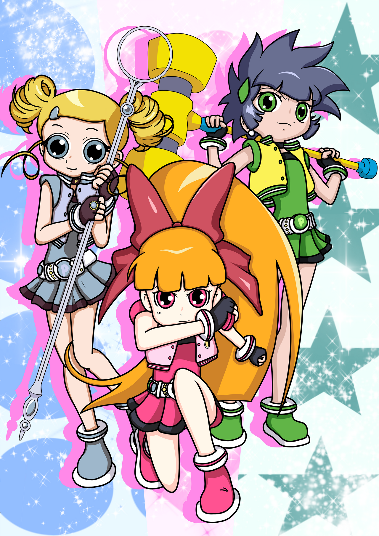 Ppgz Fandom PPG Z Fanart: Group Pose by SymiaChaos on DeviantArt