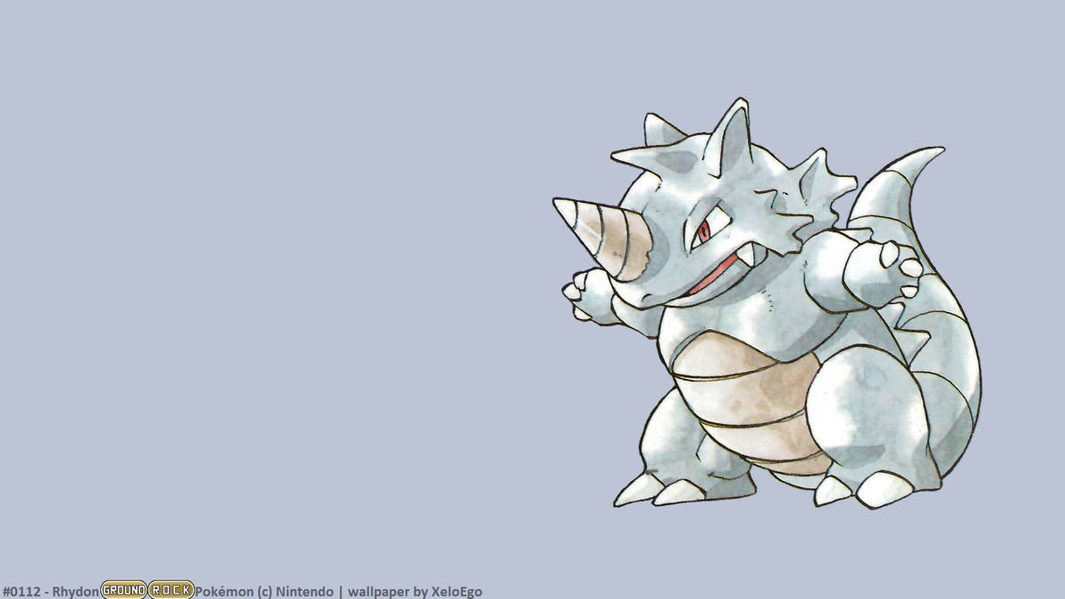 RG #0112 - Rhydon by Fhilb on DeviantArt