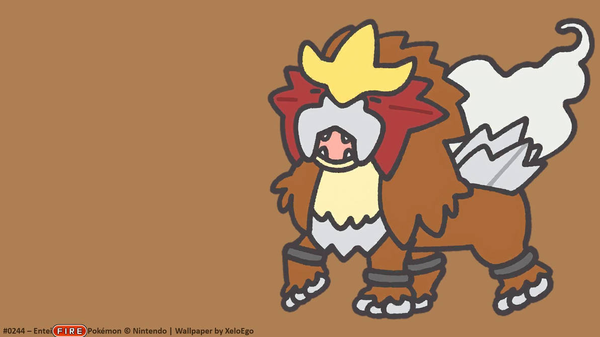 Smile #0244 1 - Entei by Fhilb on DeviantArt