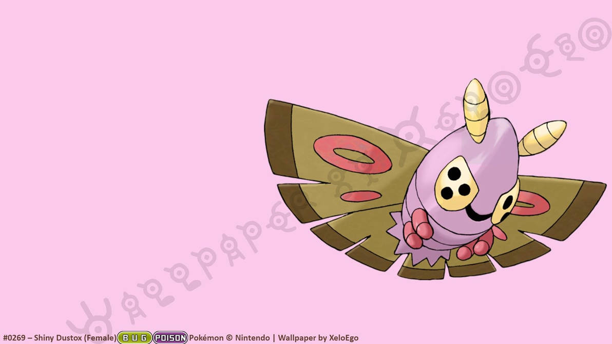 Dex #0269 1 f s - Shiny Dustox (Female) by Fhilb on DeviantArt