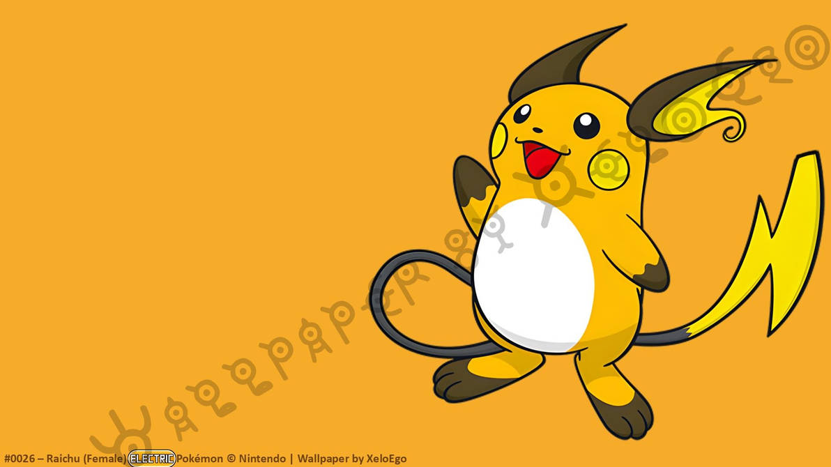 Ffeamle Raichu Dream #0026 1 f 1 - Raichu (Female) by Fhilb on DeviantArt