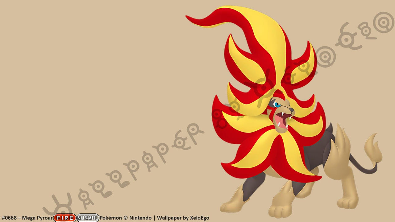 Home #0668 2 0 - Mega Pyroar by Fhilb on DeviantArt