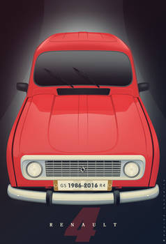 Renault 4 Vector