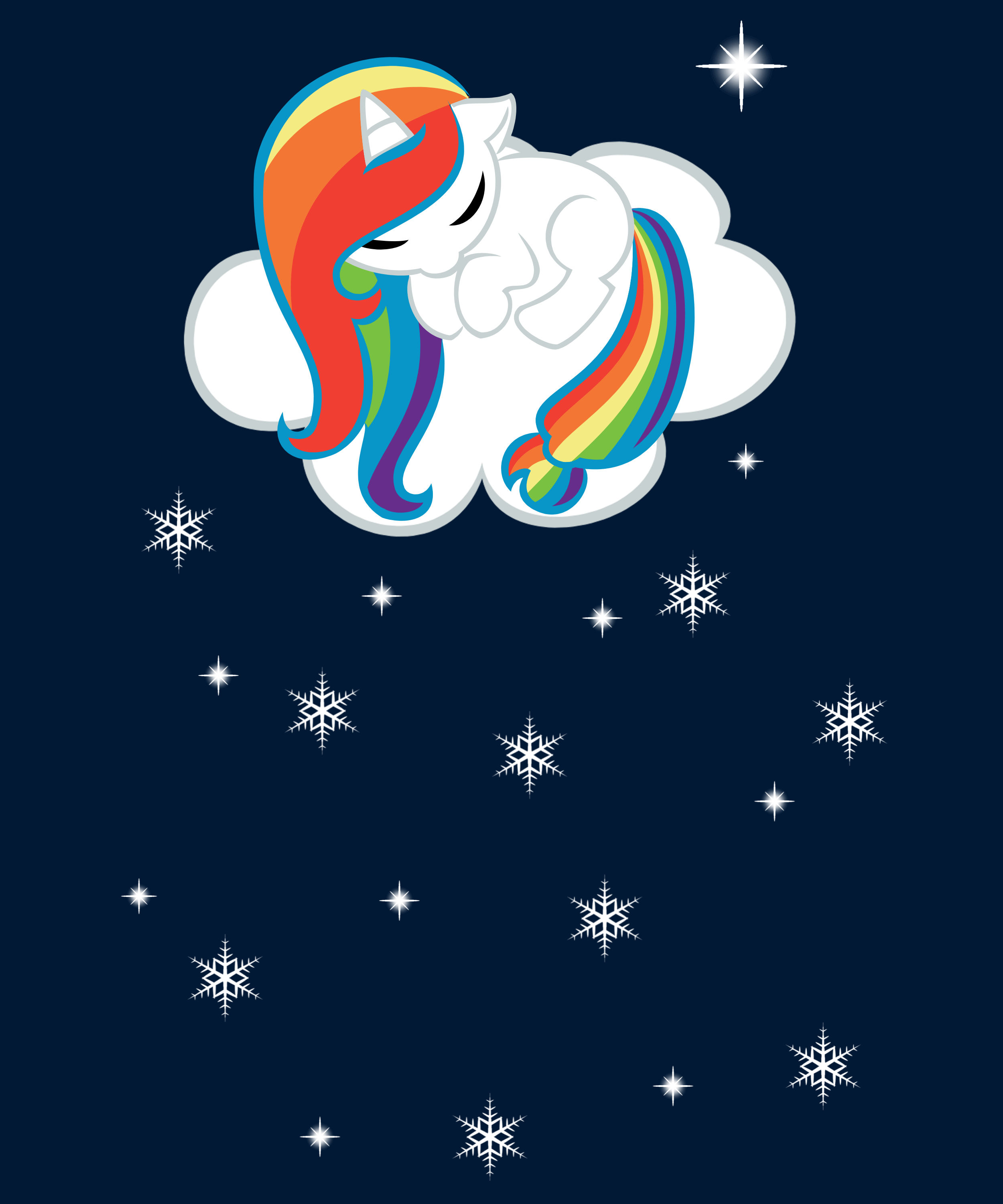 Aurora Sleeping on a Cloud