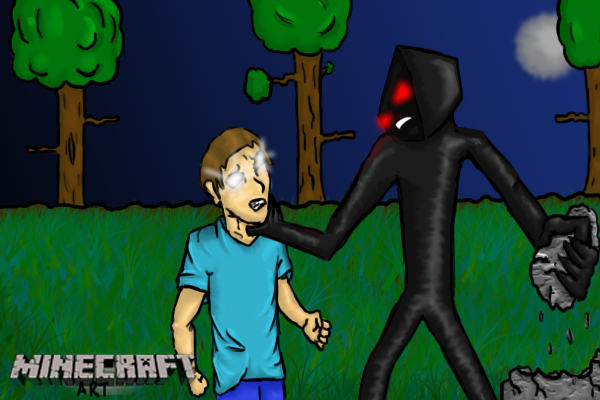 mc: Enderman Vs Herobrine