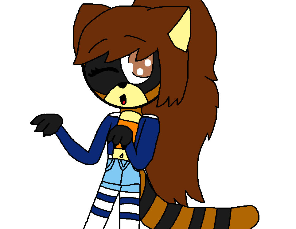 Cute Girly Raccoon by delangelsantiago on DeviantArt