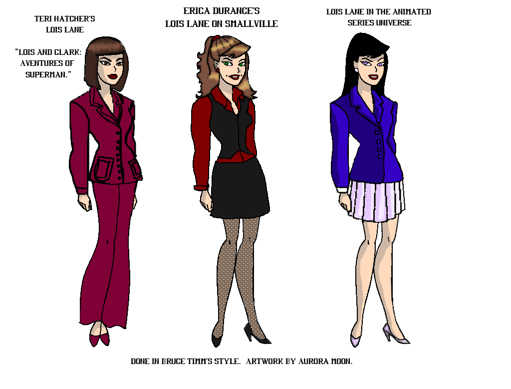 picture Superman The Animated Series Lois Lane Deviantart bruce timm style by lady aurora moon