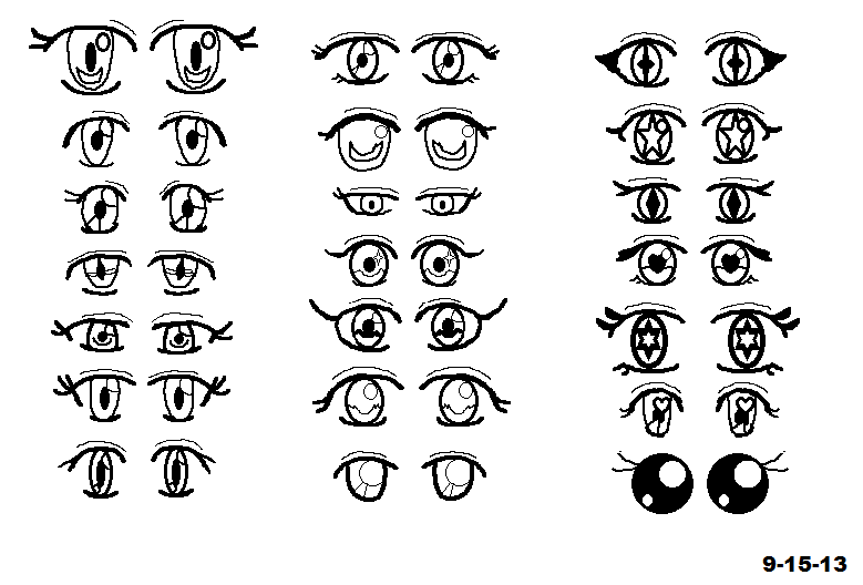 Anime A-Z Project P-S by Sapphire56 on DeviantArt  Anime eye drawing, Girl eyes  drawing, Eye drawing