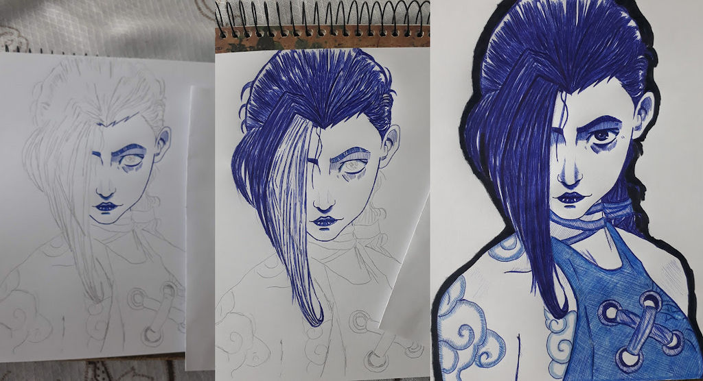 jinx desenhando by Nando-san on DeviantArt