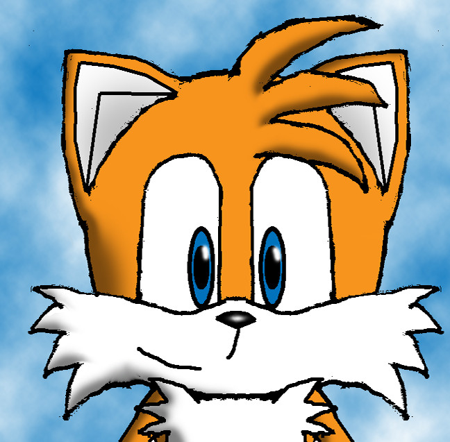Tails Headshot Tails Headshot by Gamma-V on DeviantArt