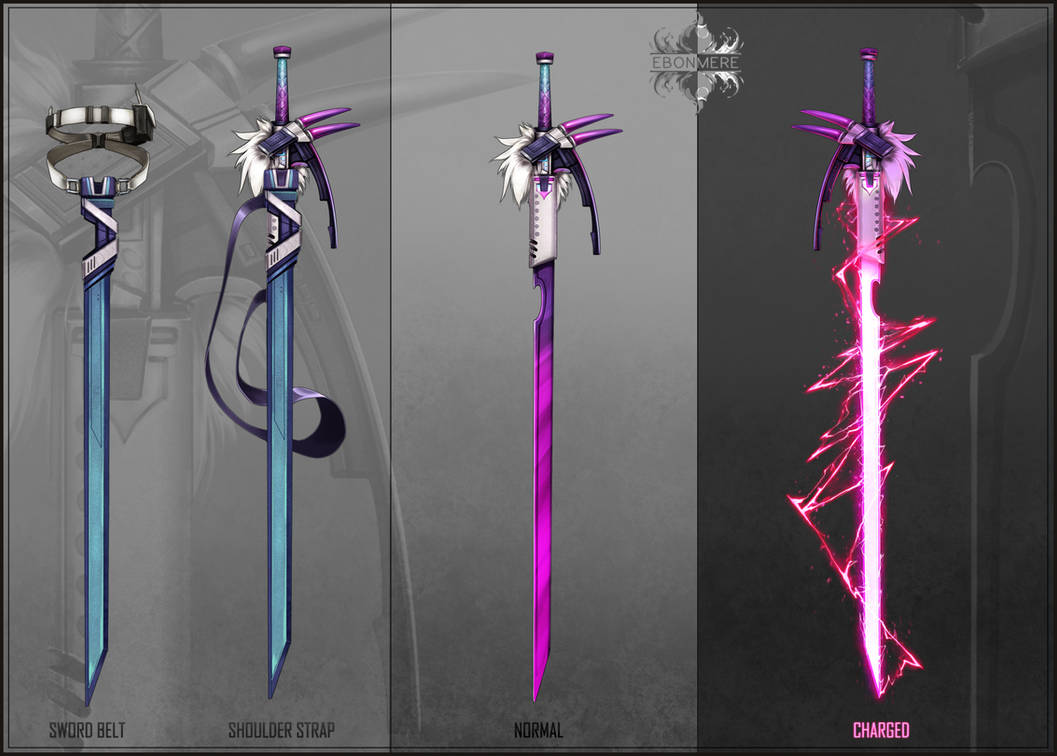 Computer Sword Cyber Swords - Commission by Ebonmere on DeviantArt