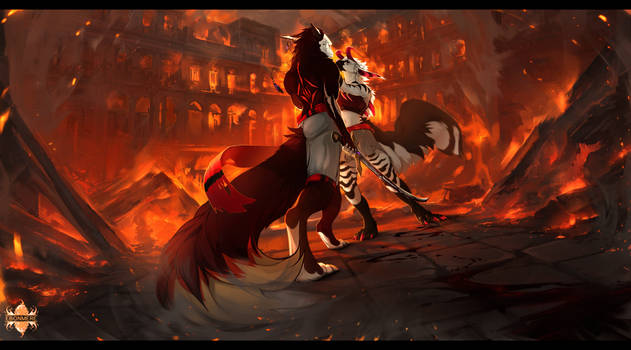 Burn it Down, Down to the Ground - Commission