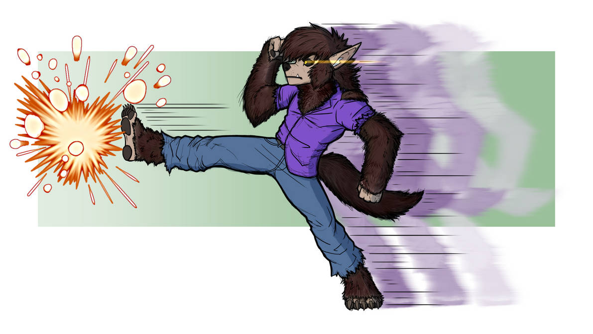 Deviantart Kick Sliding Front kick by SyntaxGamma on DeviantArt