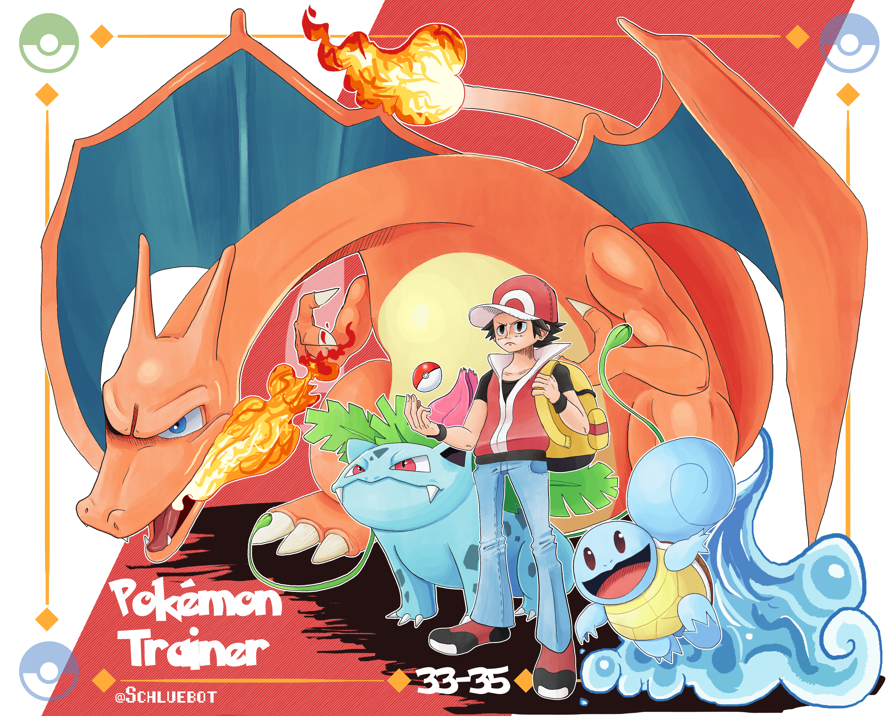 Pokemon Trainer Red 35