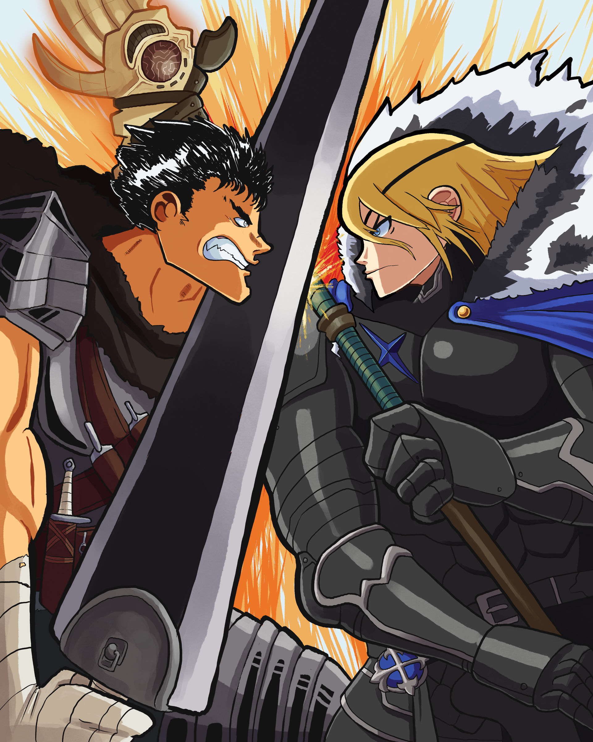 Guts Vs Dimitri by Andy-roo78 on DeviantArt