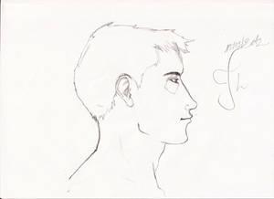 Man's face - profile