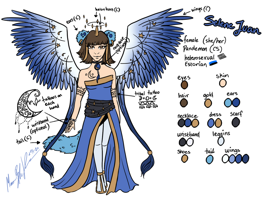 Selene Version 2020 Digital Reference Sheet By Micahandthemoon On Selene Version 2020 Digital Reference Sheet By Micahandthemoon On