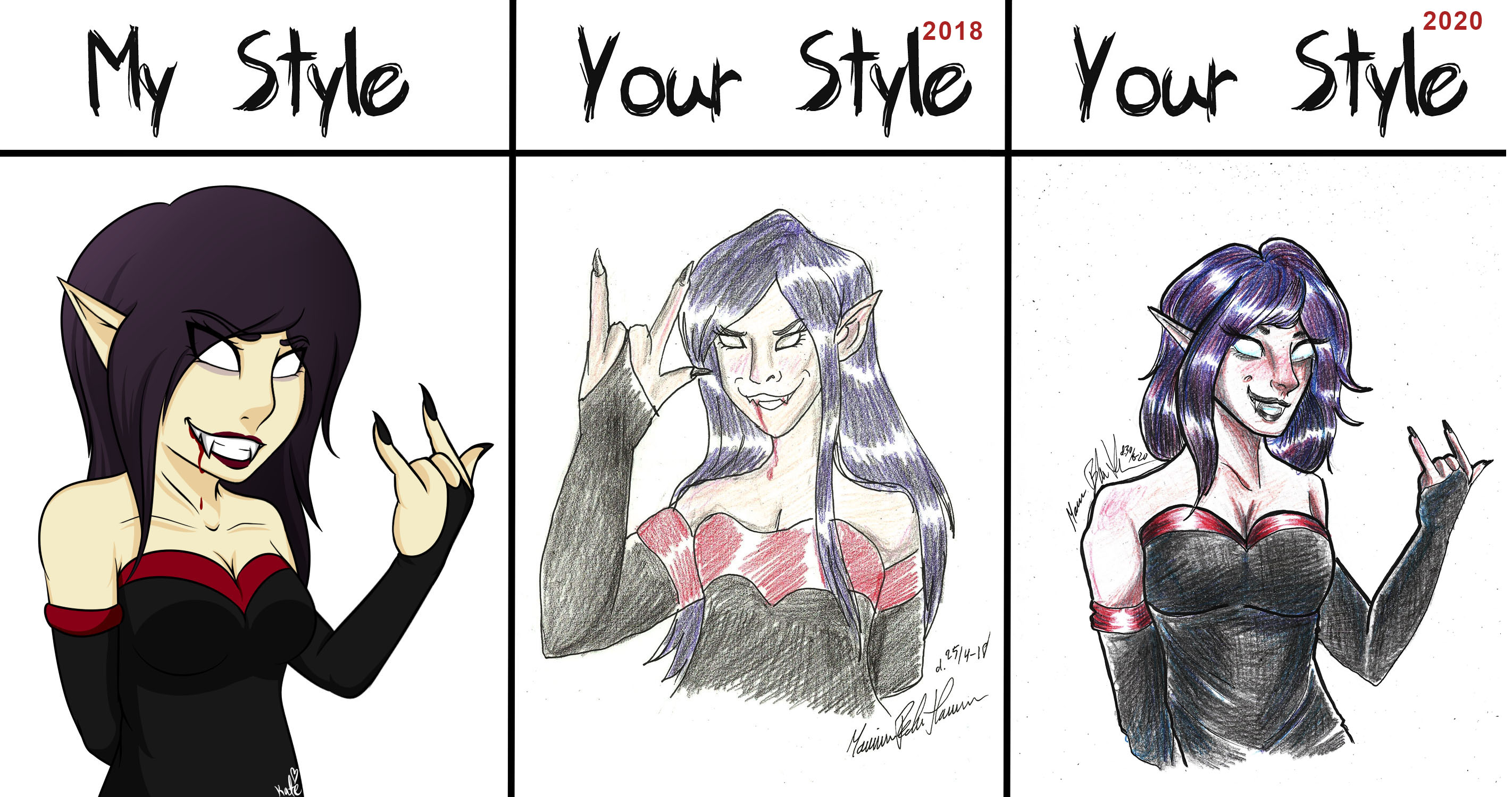 My Style Vs Your Style Challenge Redraw By Micahandthemoon On Deviantart My Style Vs Your Style Challenge Redraw By Micahandthemoon On Deviantart