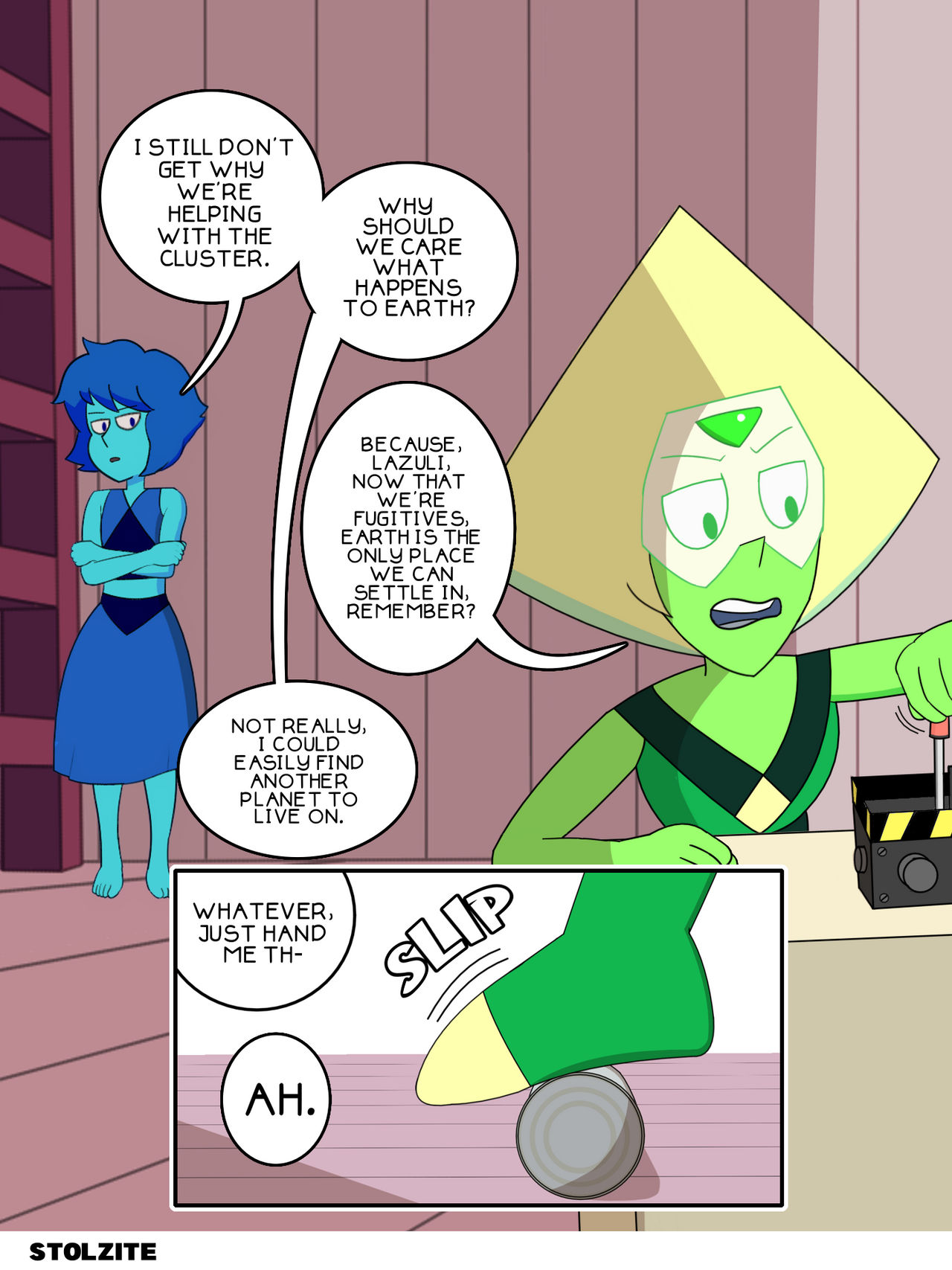 Steven Universe Fan Comic A Little Accident (1/4) by Stolzite on