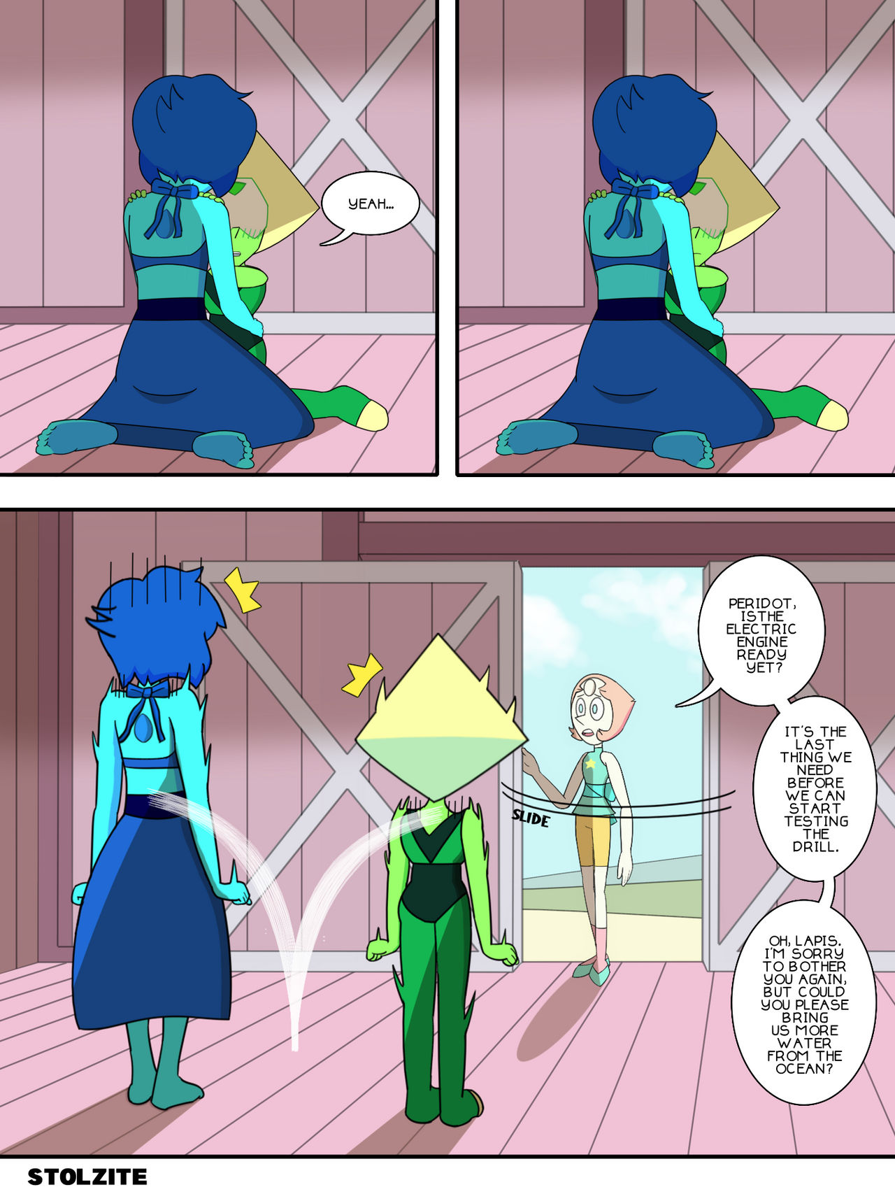 Steven Universe Fan Comic A Little Accident (4/4) by Stolzite on