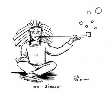 [Inktober 2015] #4-Sioux